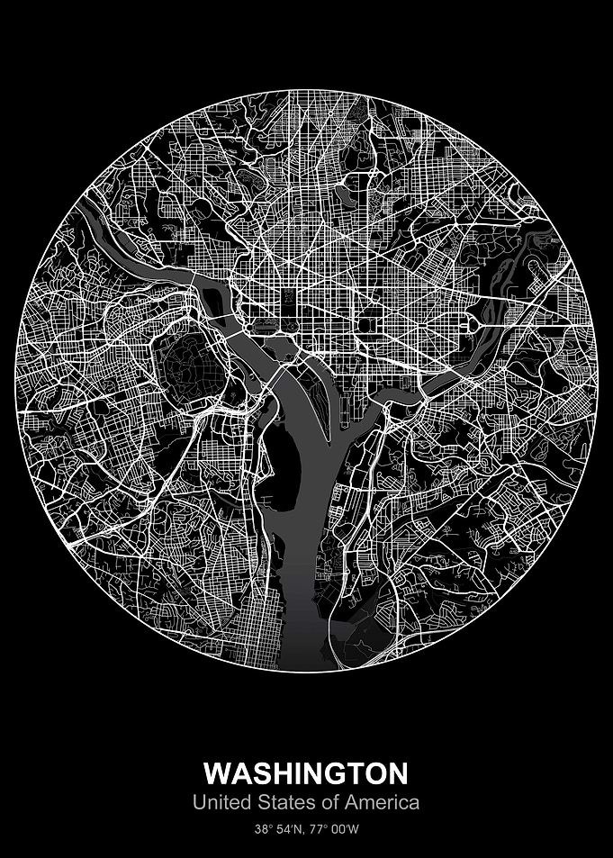 washington city map