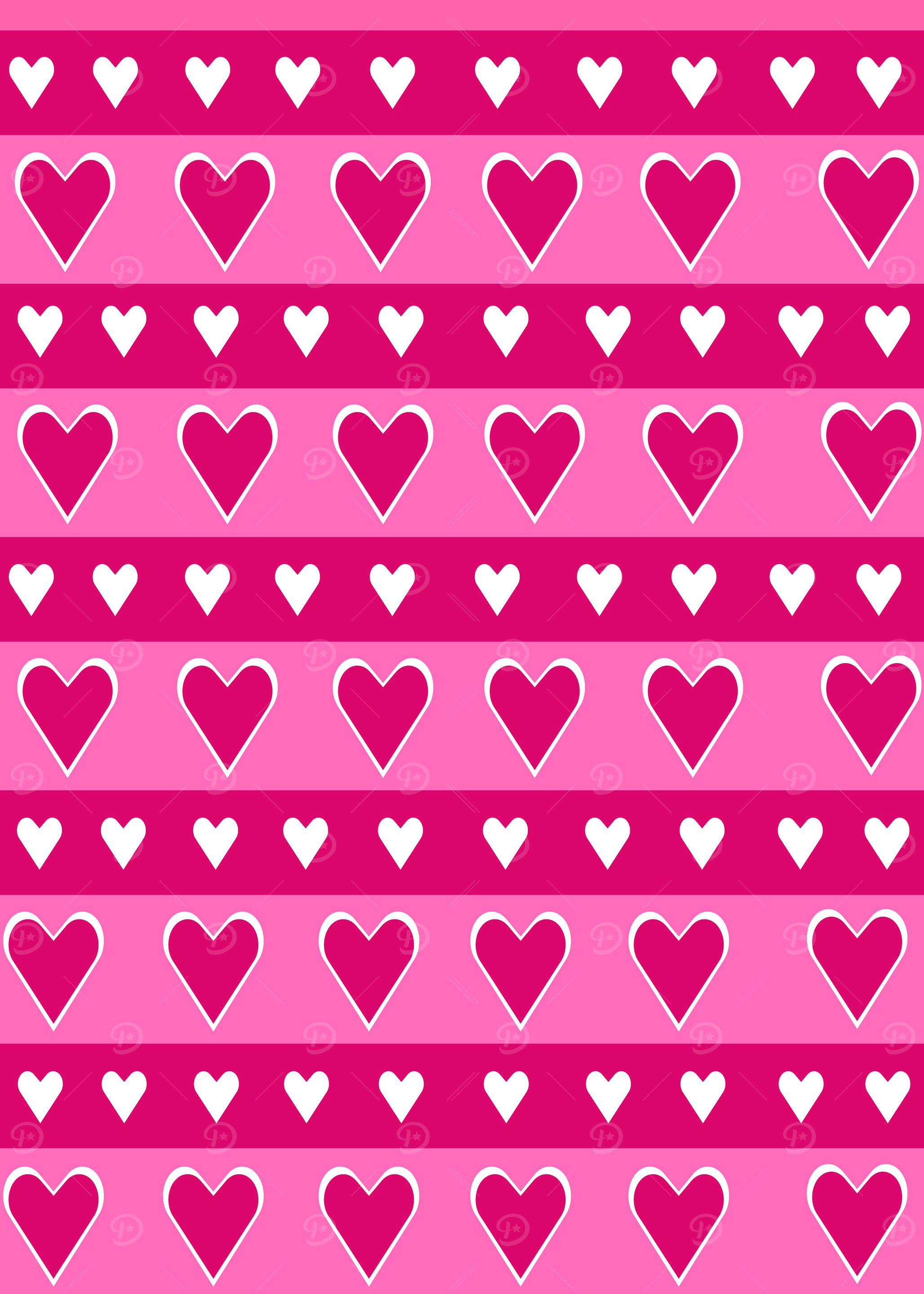 Hearts pattern