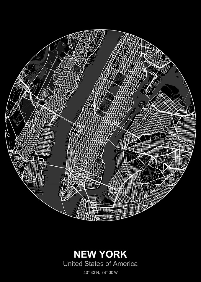 new york city map