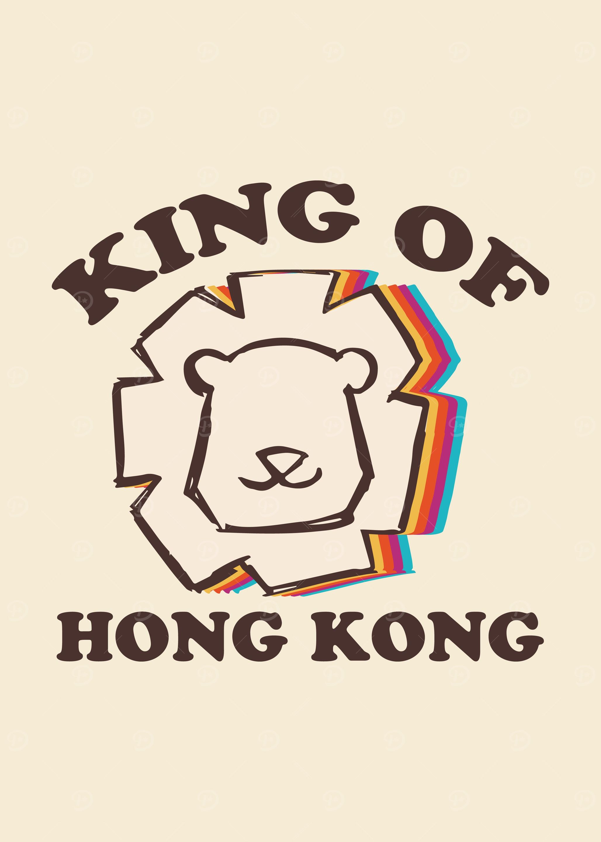 Vintage Lion Rainbow 16