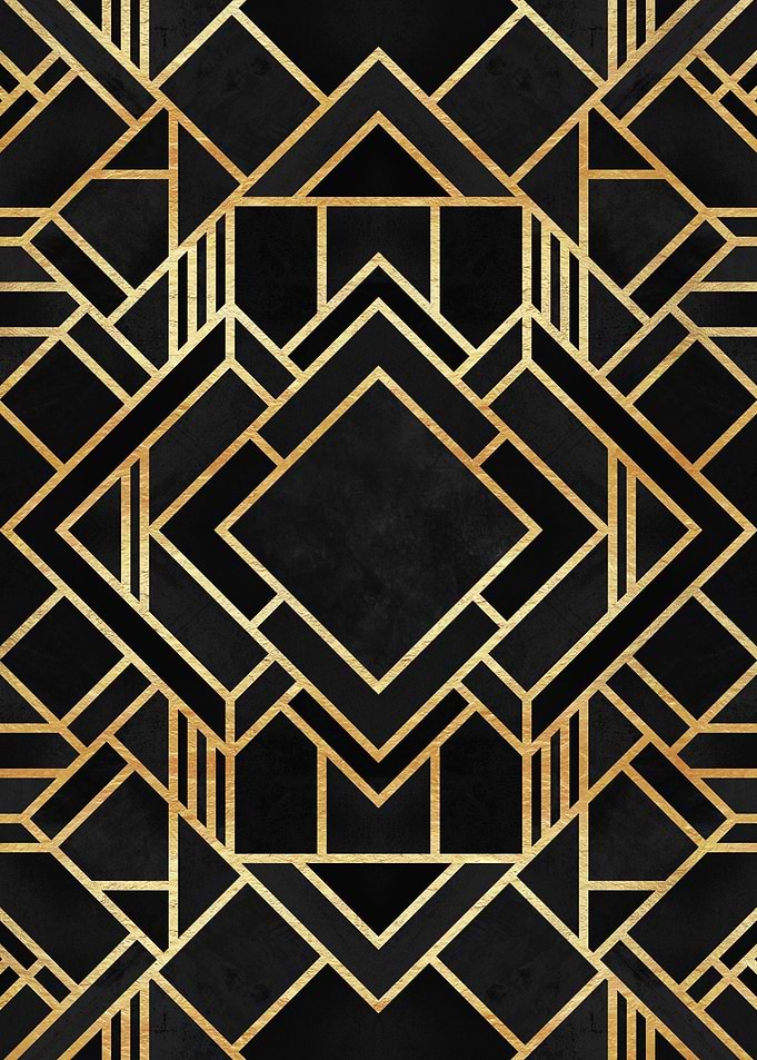 Art Deco Black