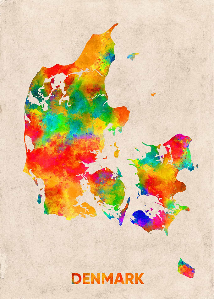 denmark map