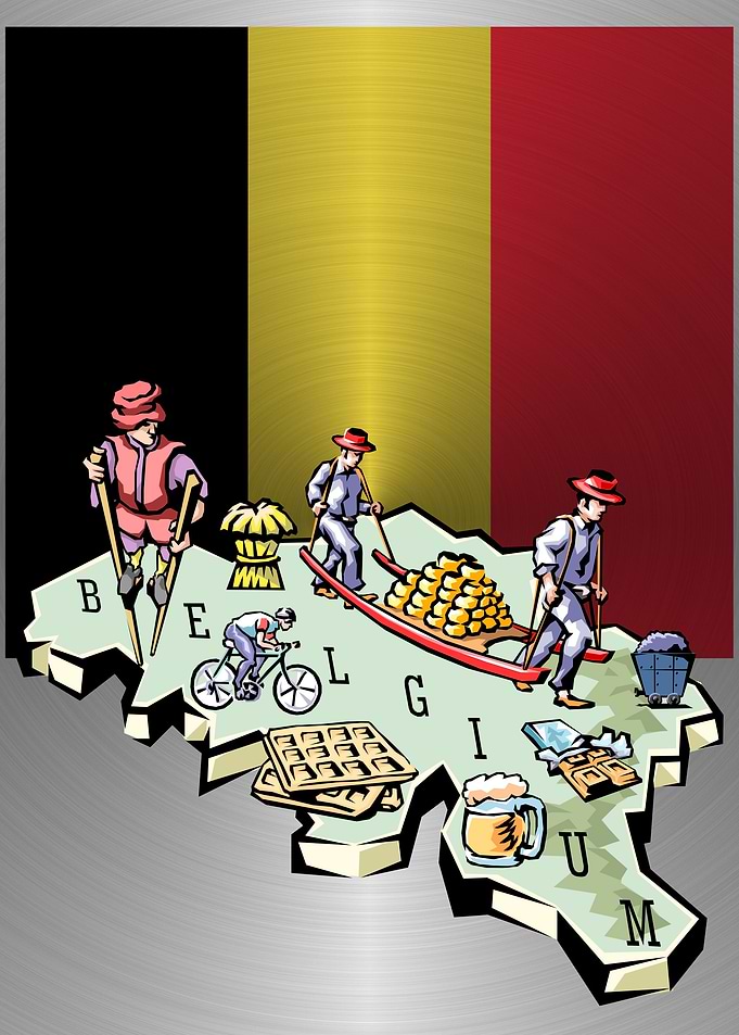 Belgium Map Travel