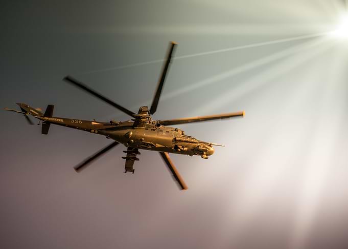 Mil Mi24 HuAF helicopter