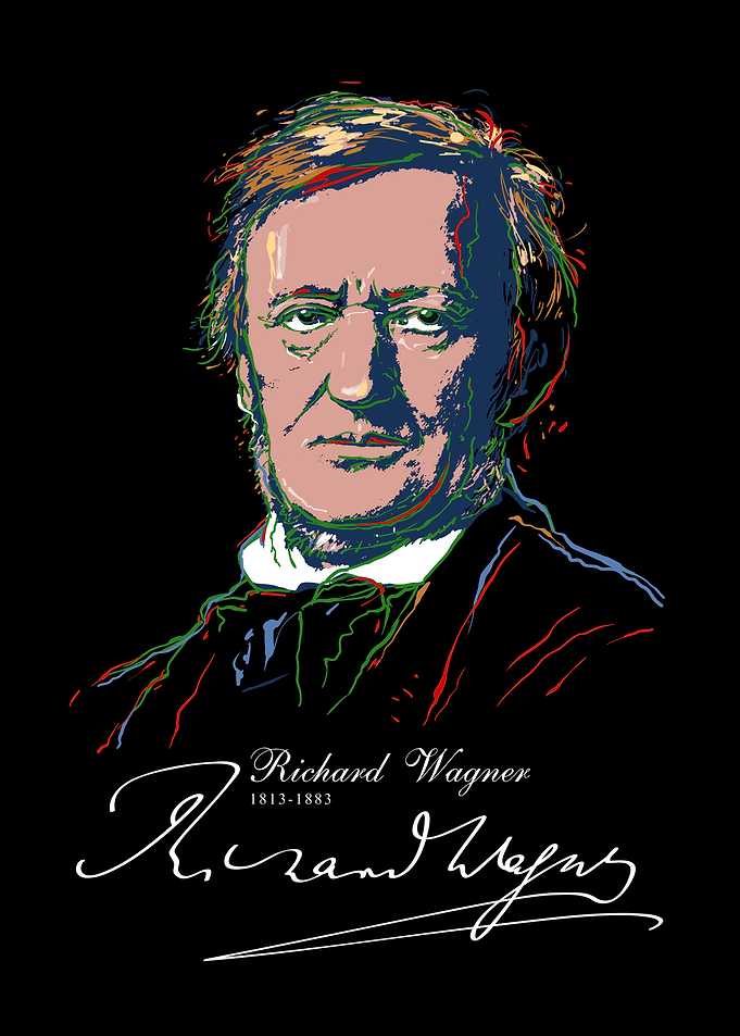 Wagner Colorful Portrait