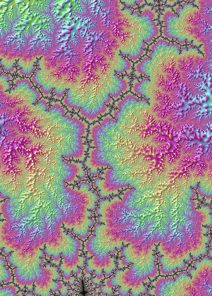 Rainbow Branching Fractal