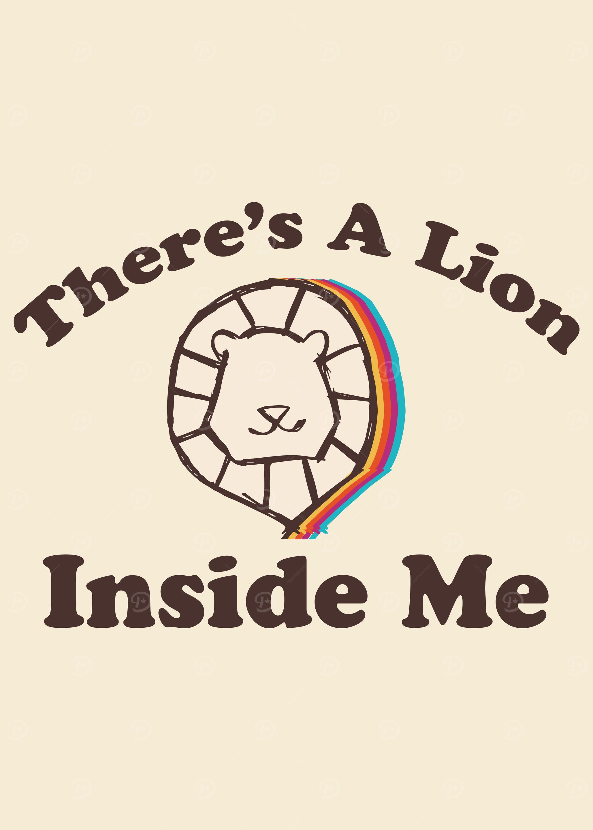 Vintage Lion Rainbow 48