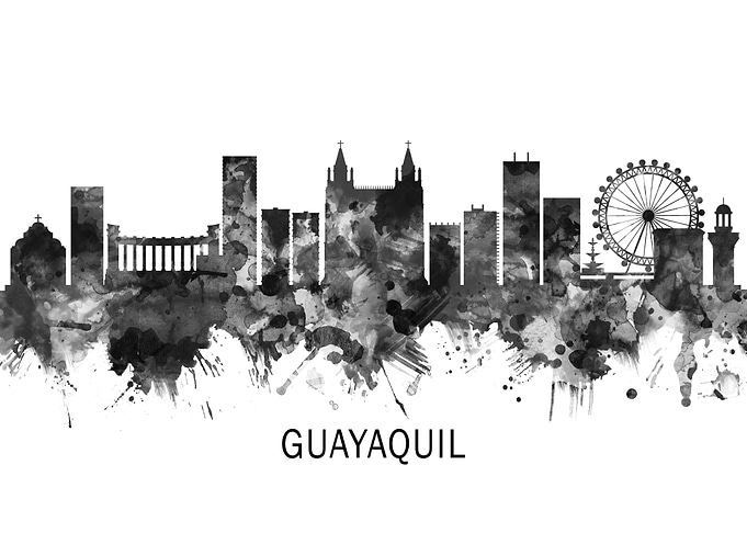 Guayaquil Ecuador Skyline