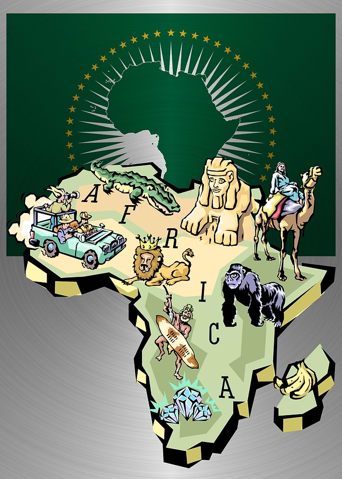 Africa Map Travel