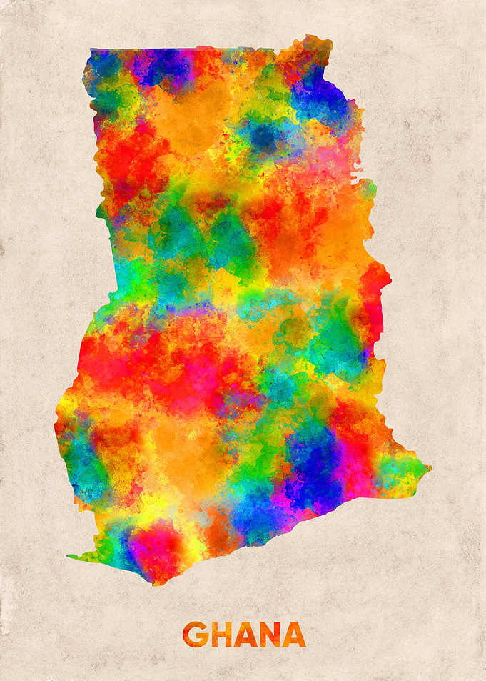 ghana map