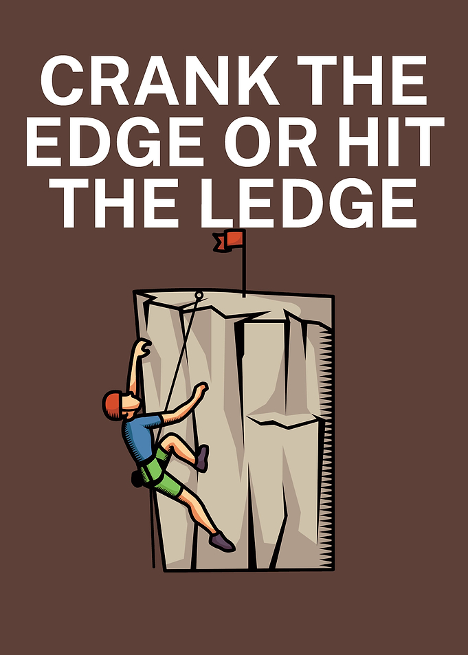 Climbing edge ledge