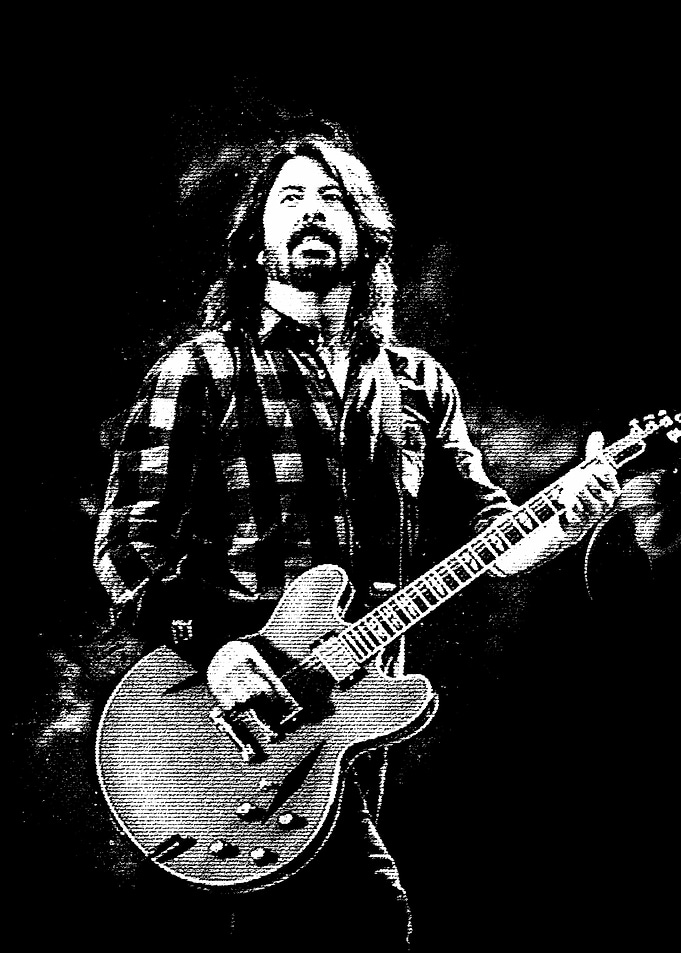Dave Grohl BW