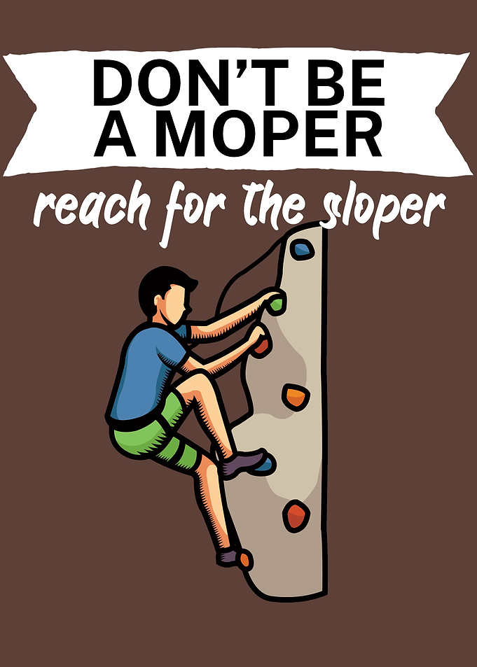 Climbing moper sloper