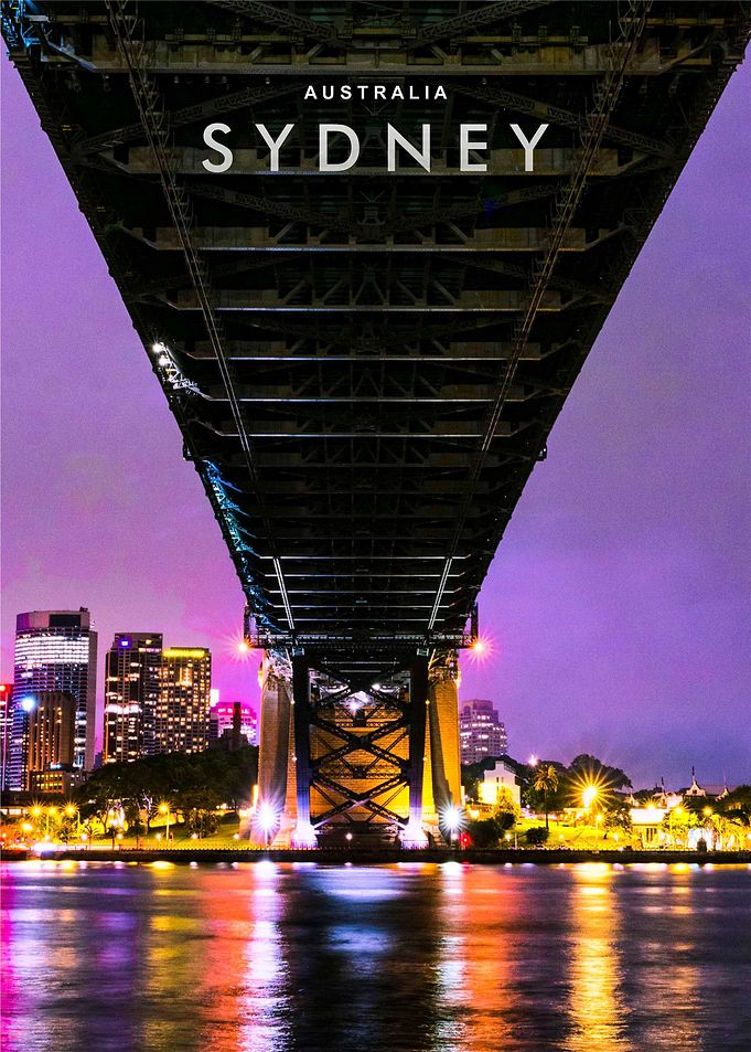 Sydney city night