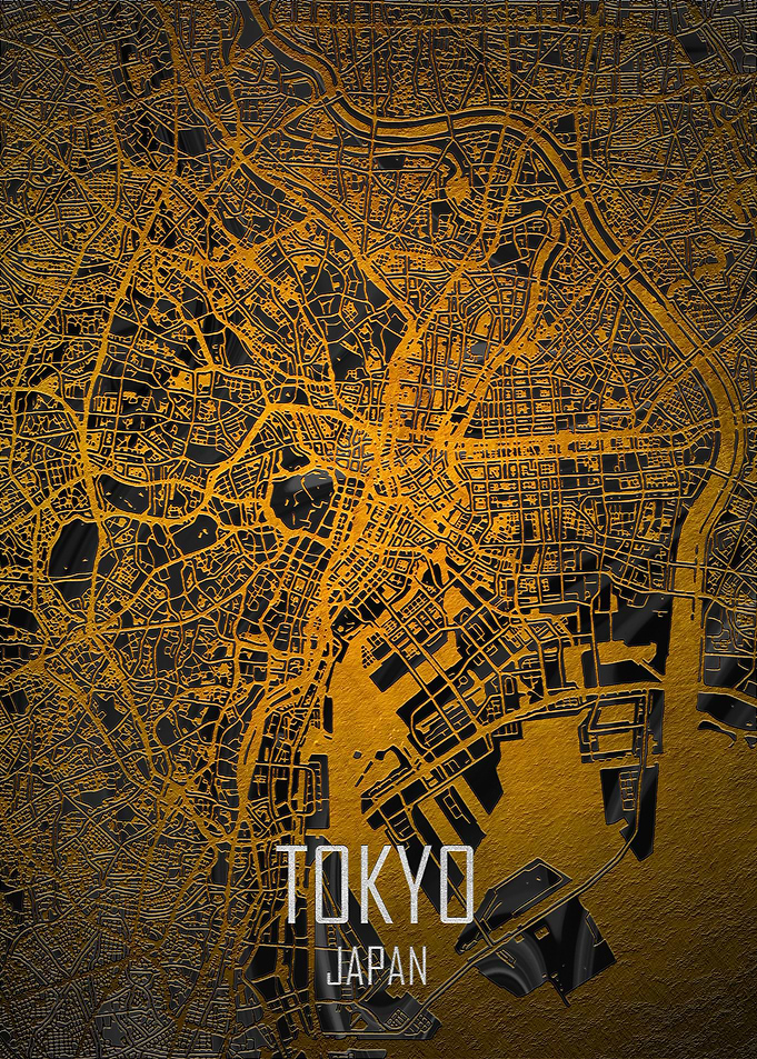 Tokyo Marble Black Gold