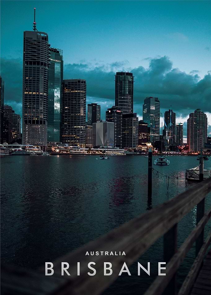 Brisbane night view