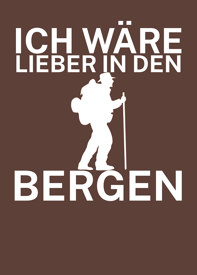 Bergsteiger Spruch