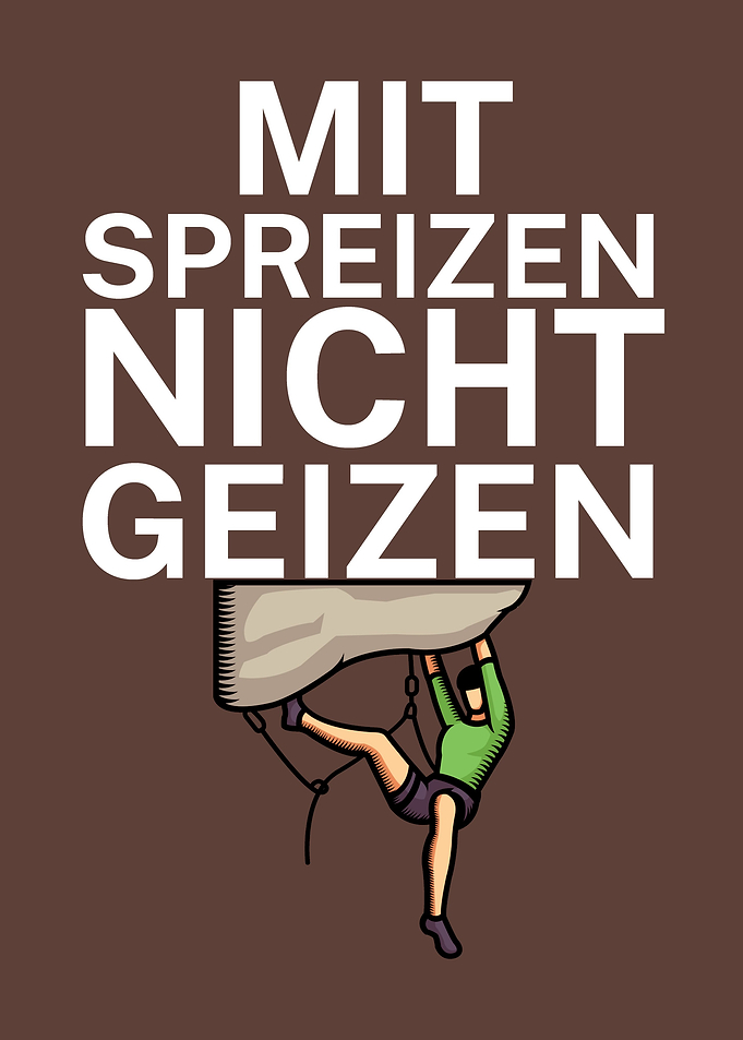 Mit spreizen nicht geizen