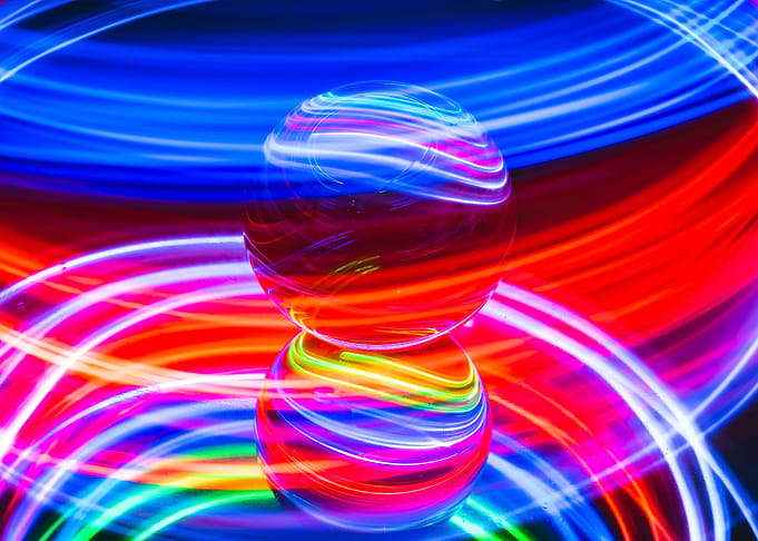 Glass Ball Abstract
