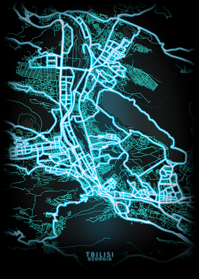 Tbilisi Georgia City Map
