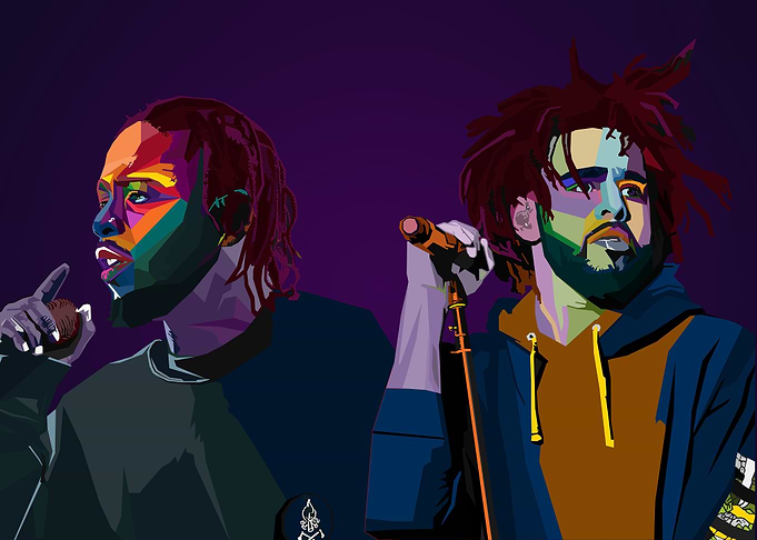 Kendrick Lamar and J Cole