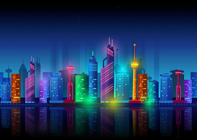 Neon Cityscape
