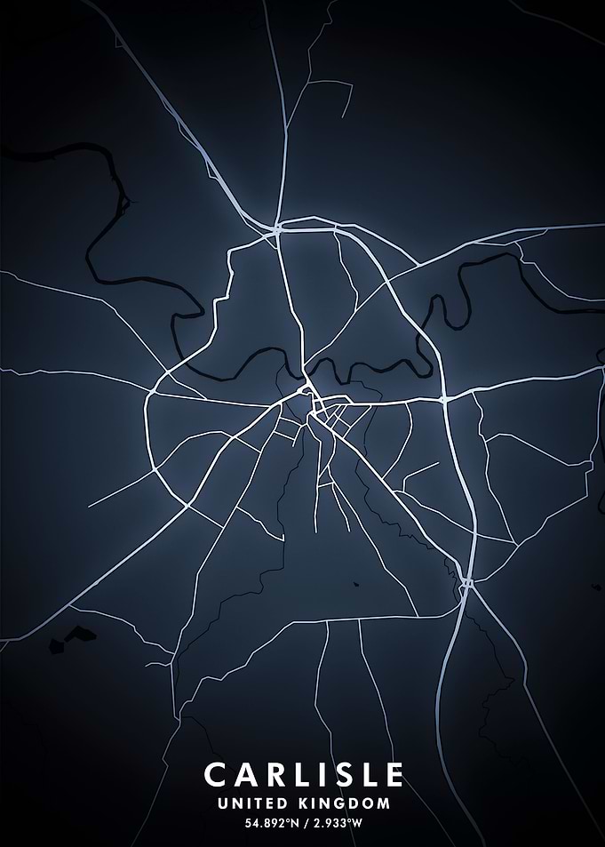 Carlisle Map Posters