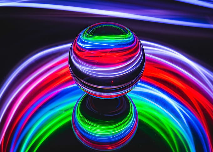 Glass Ball Abstract