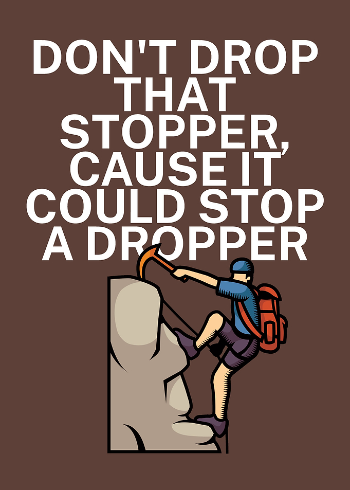 Climbing drop dropper