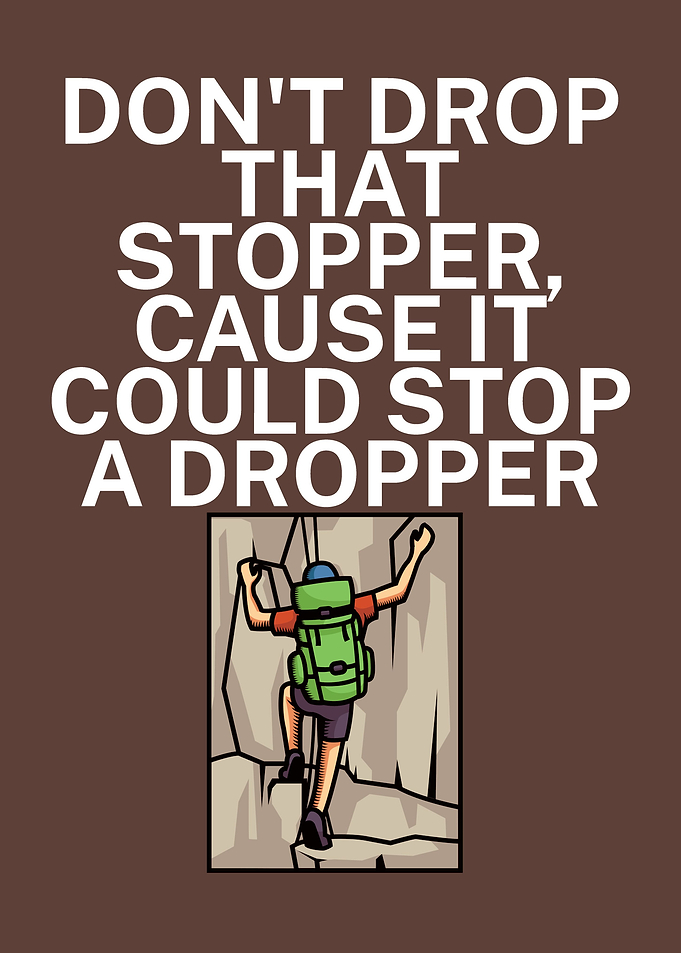 Climbing drop dropper