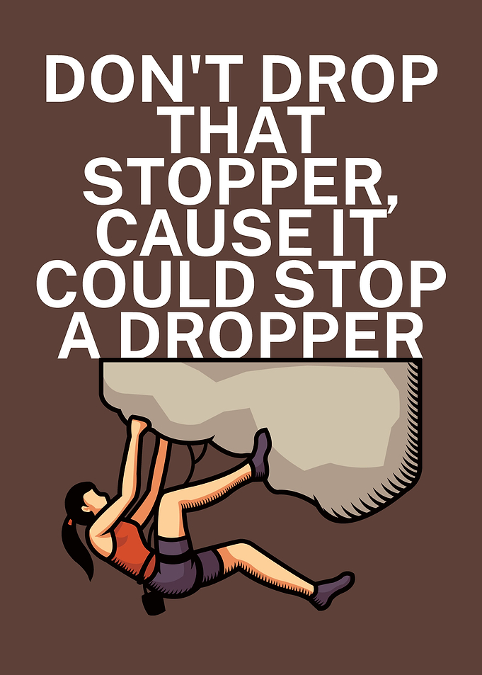 Climbing drop dropper