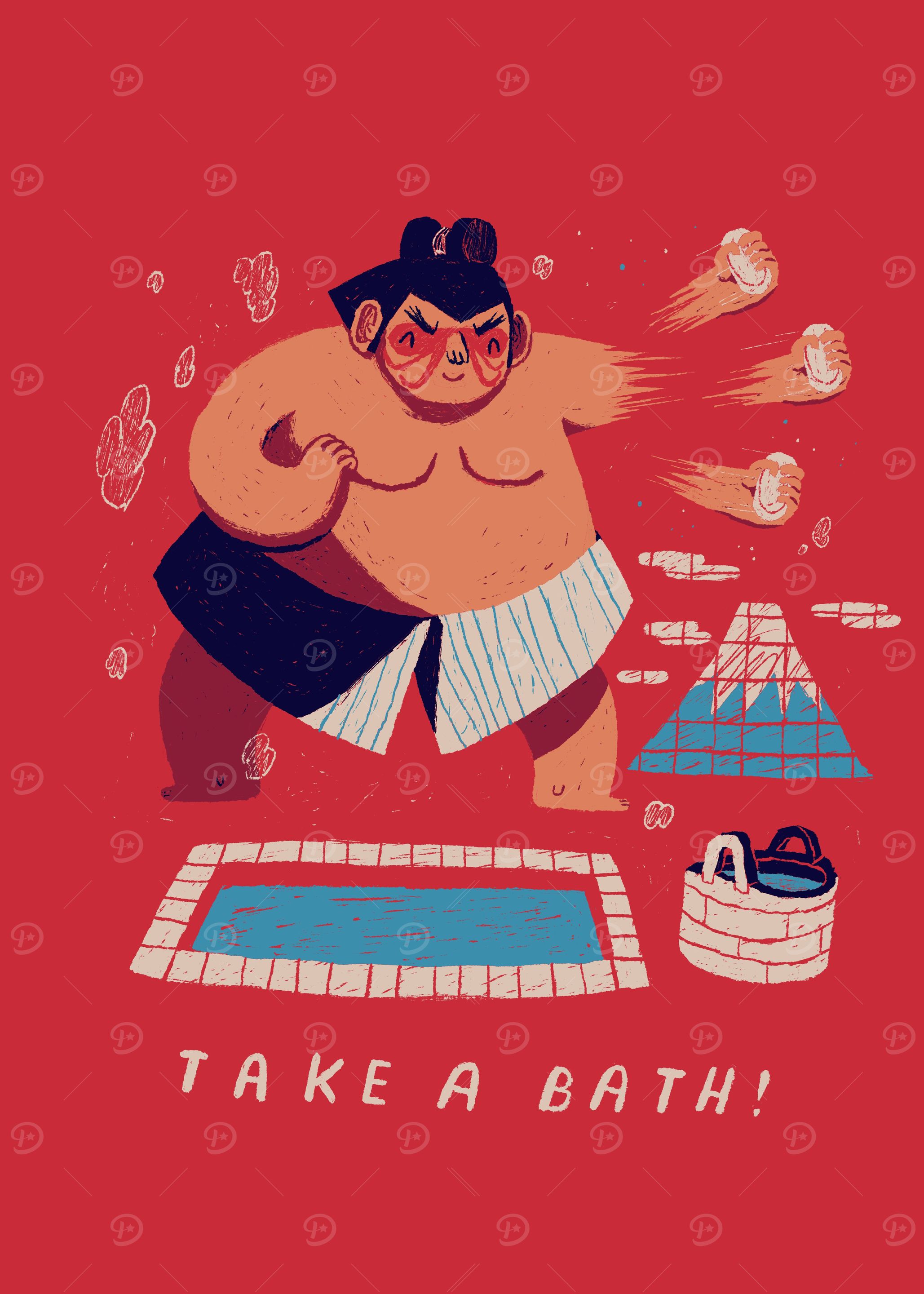 take a bath