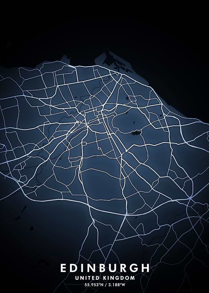 Edinburgh Map Posters