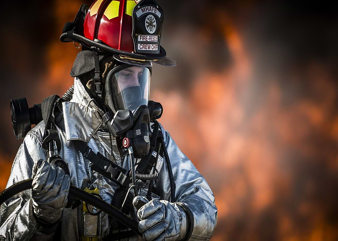 helmet fire