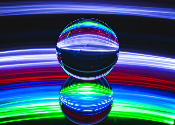 Glass Ball Abstract