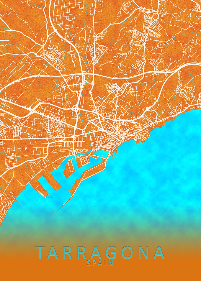 Tarragona Spain City Map