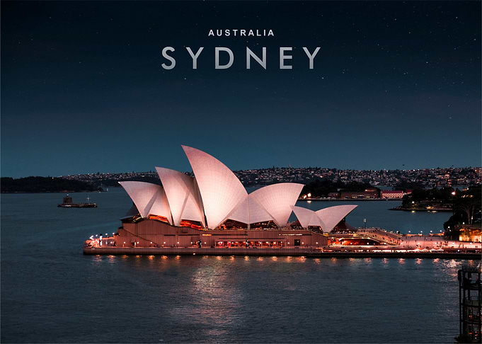 Sydney city night