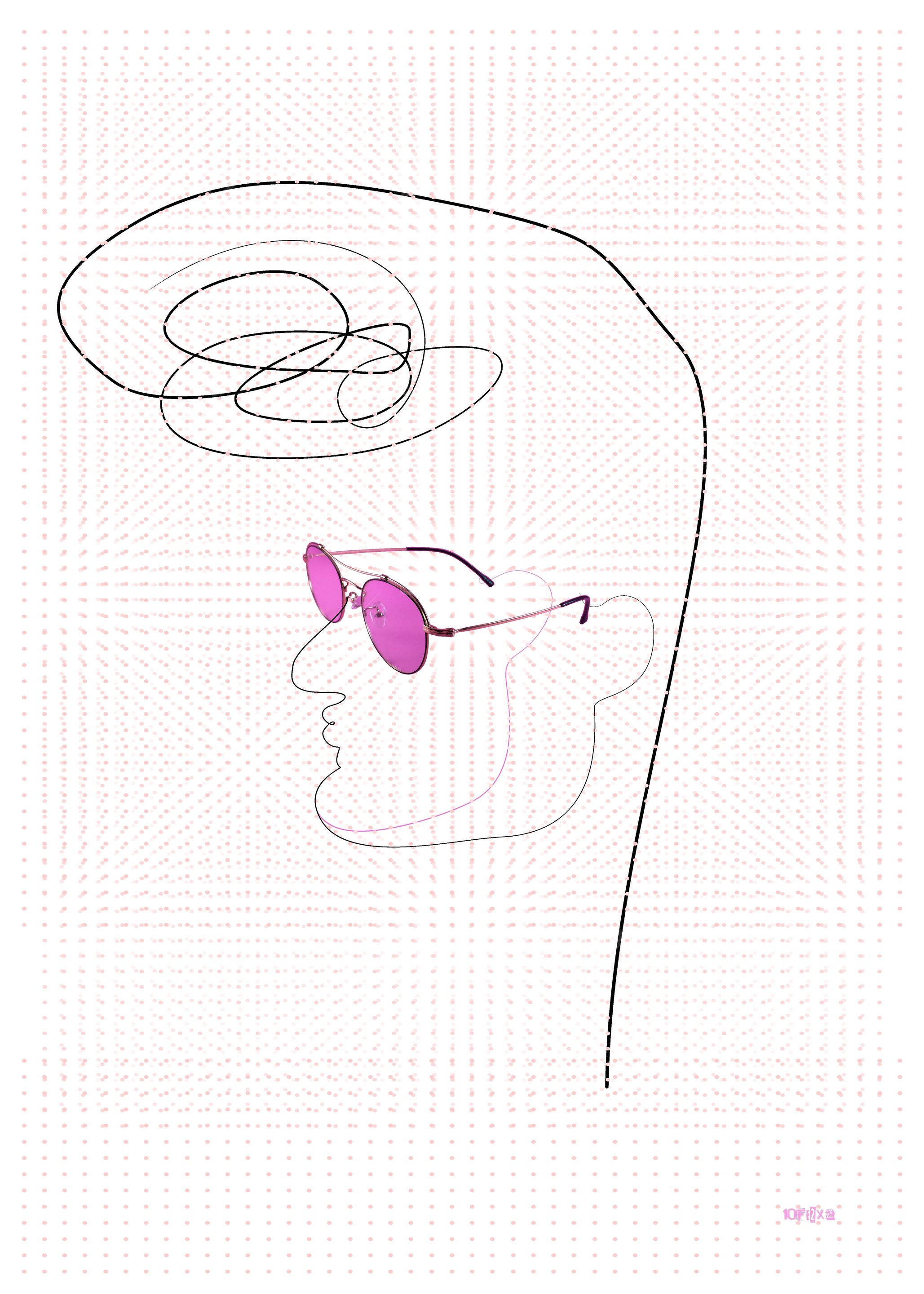 Man With Violet Sunglasses