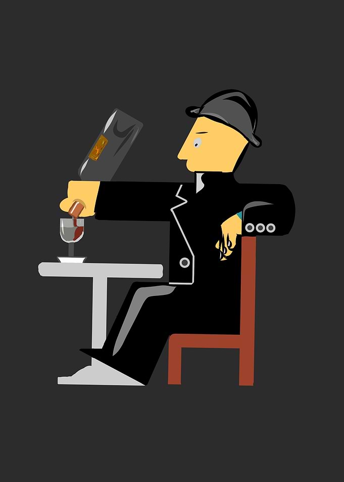 vinatge poster wine