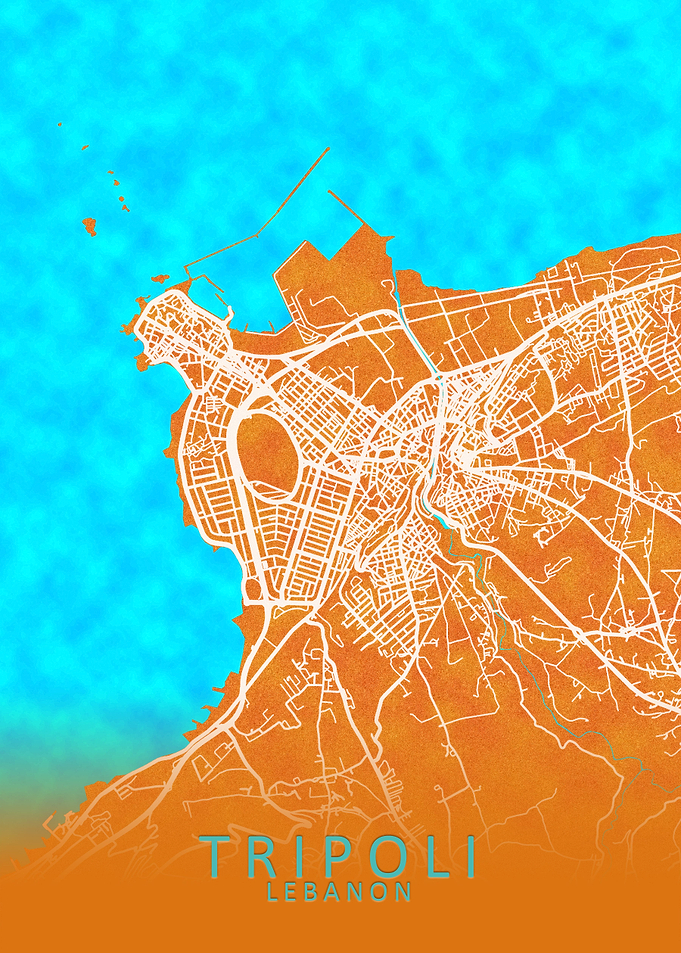 Tripoli Lebanon City Map