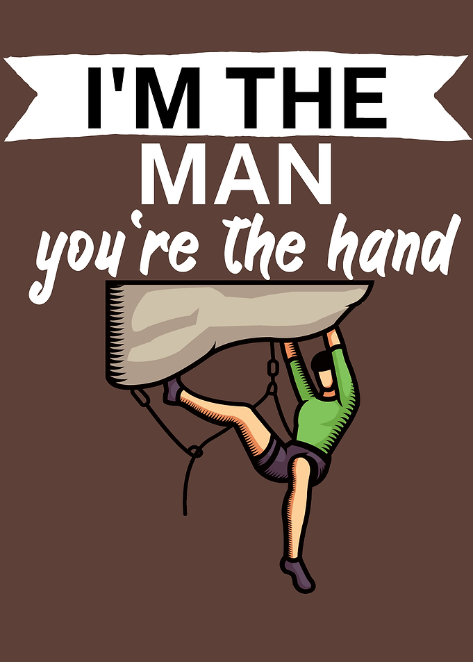 Climbing im the man