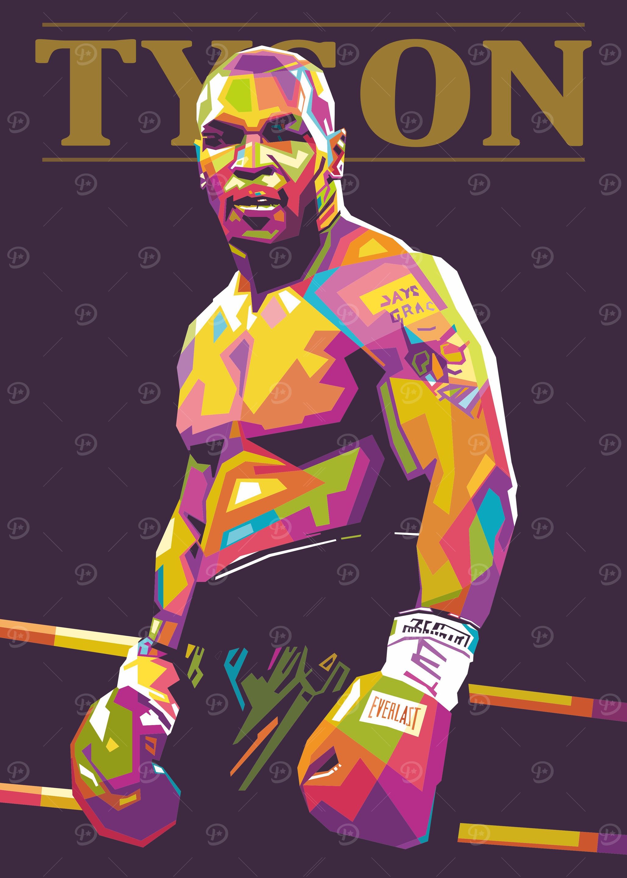Mike Tyson Wpap Art
