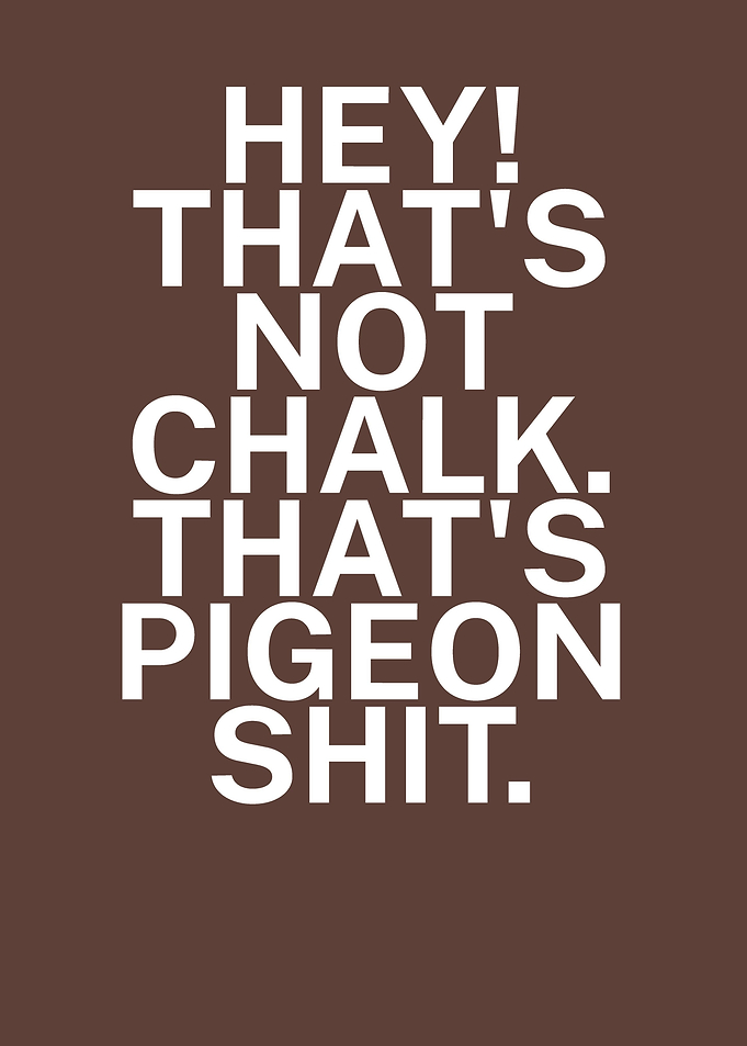 Climbing Chalk Pigeon