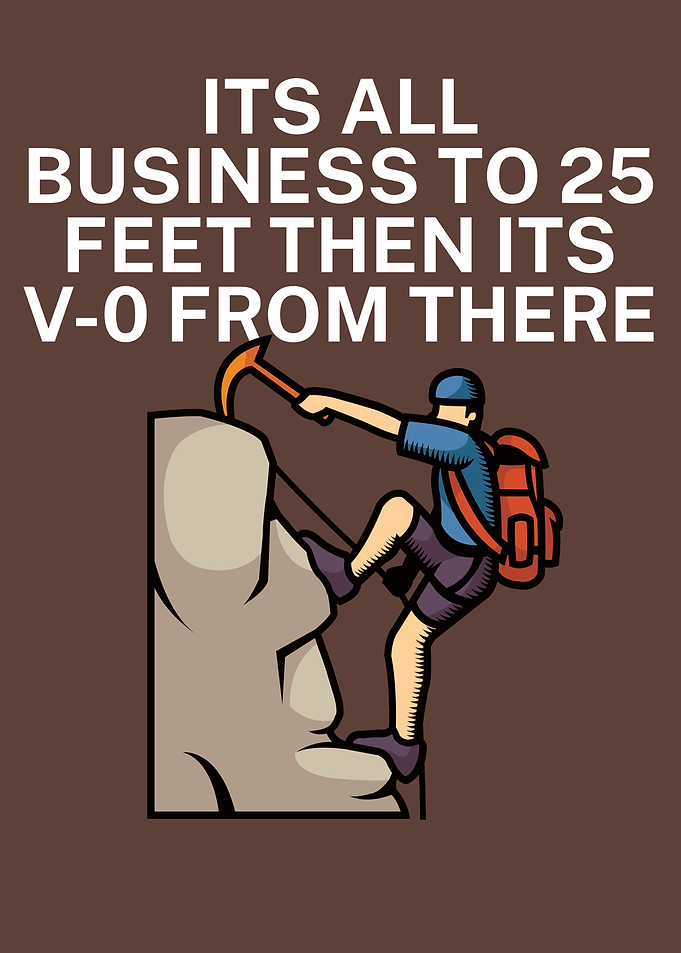 Climbing business 25 feet