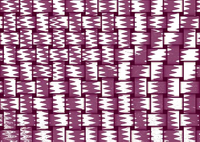 Weave Bordeaux White