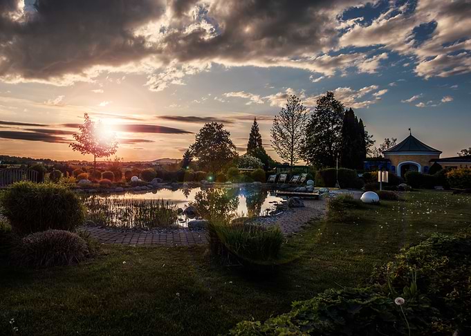 Sunset in austria