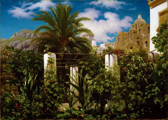 Garden of an Inn Capri