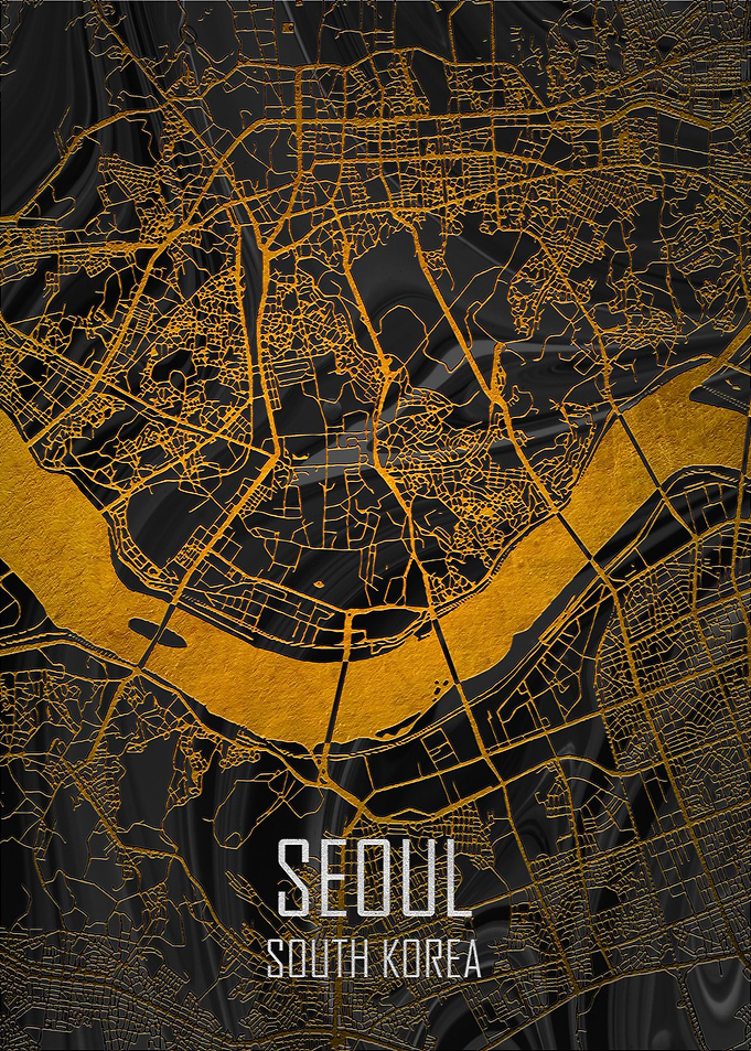 Seoul Marble Black Gold
