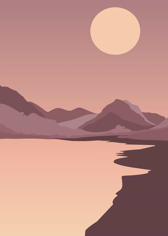 Minimalist browny beach