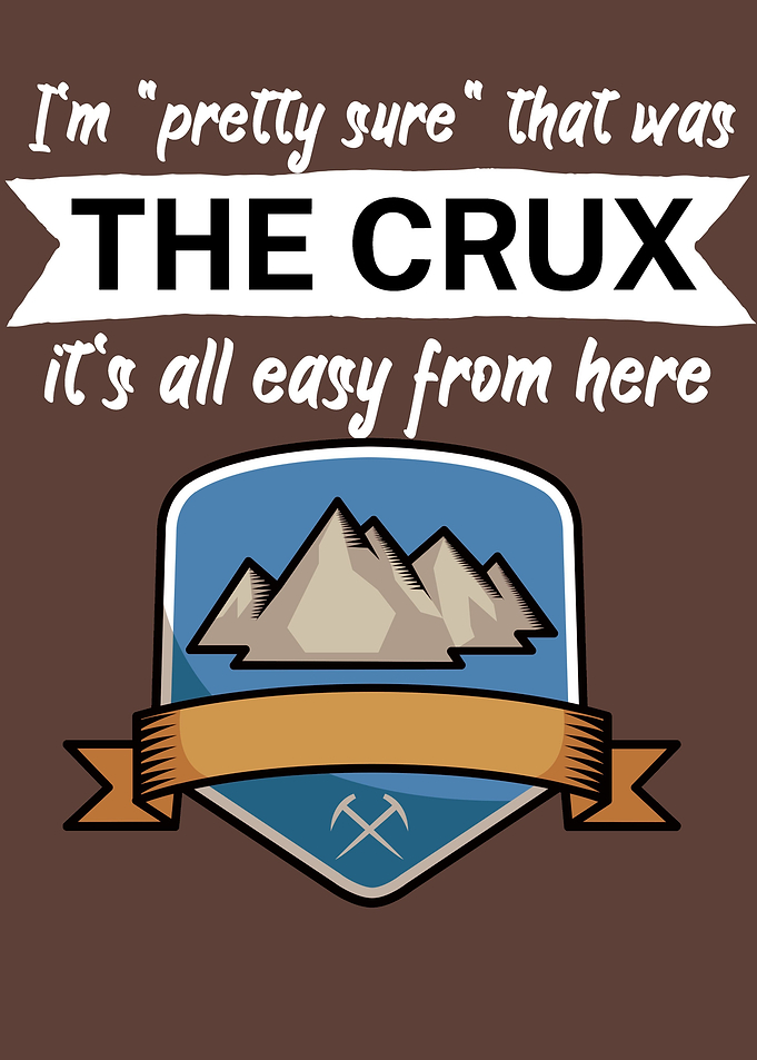 Climbing the crux